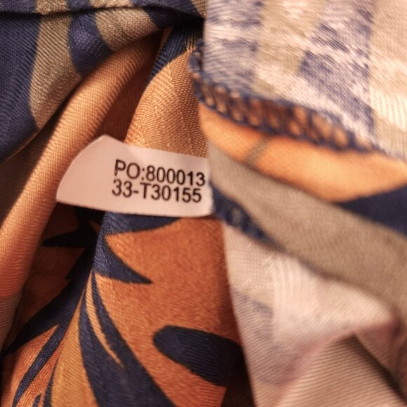 Tommy Bahama Men's Silk Shirt Button Up Hibiscus Print Short Sleeve - Picture 10 of 10